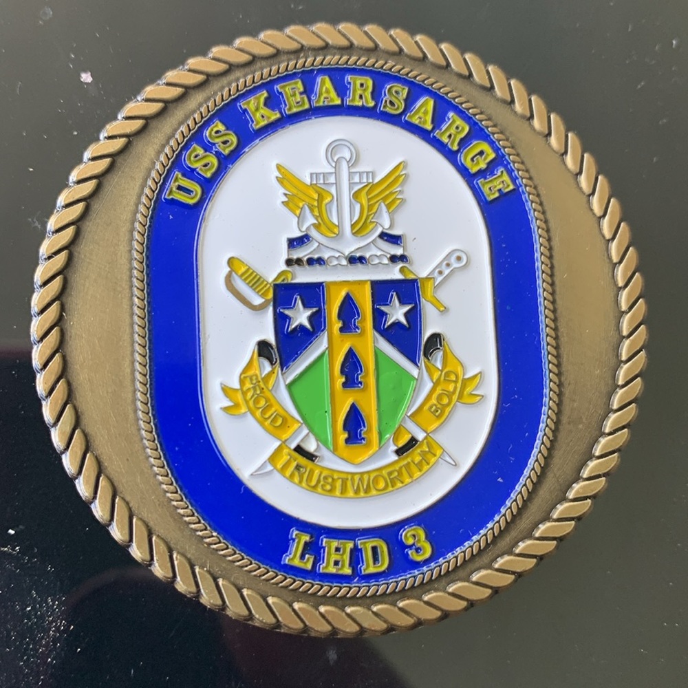 USS Kearsarge LHD 3 Challenge Coin - Picture 6 of 6